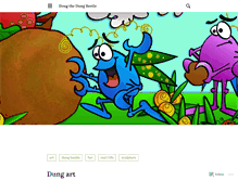 Tablet Screenshot of dougthedungbeetle.com